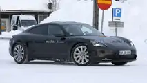 2024 Porsche Taycan facelift spy photo