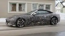 Maserati GranCabrio Folgore Side View Spy Photo