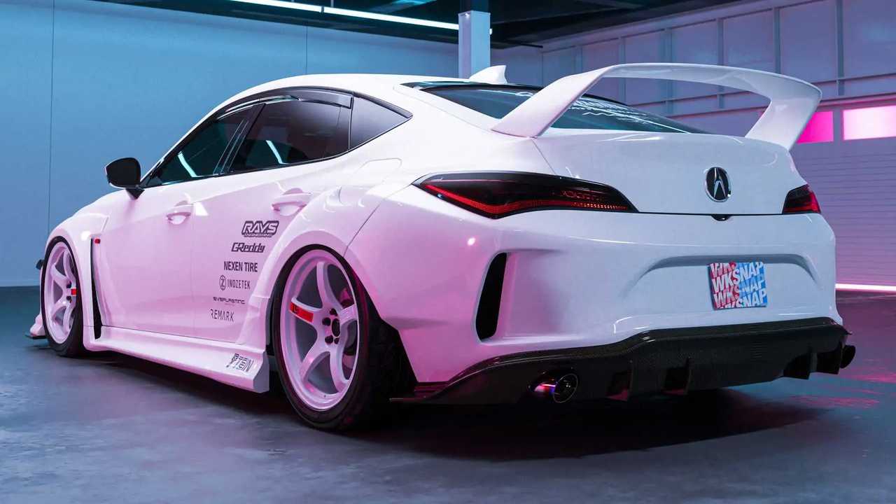 Modifiye edilmiş 2023 Acura Integra Sport modelleri.