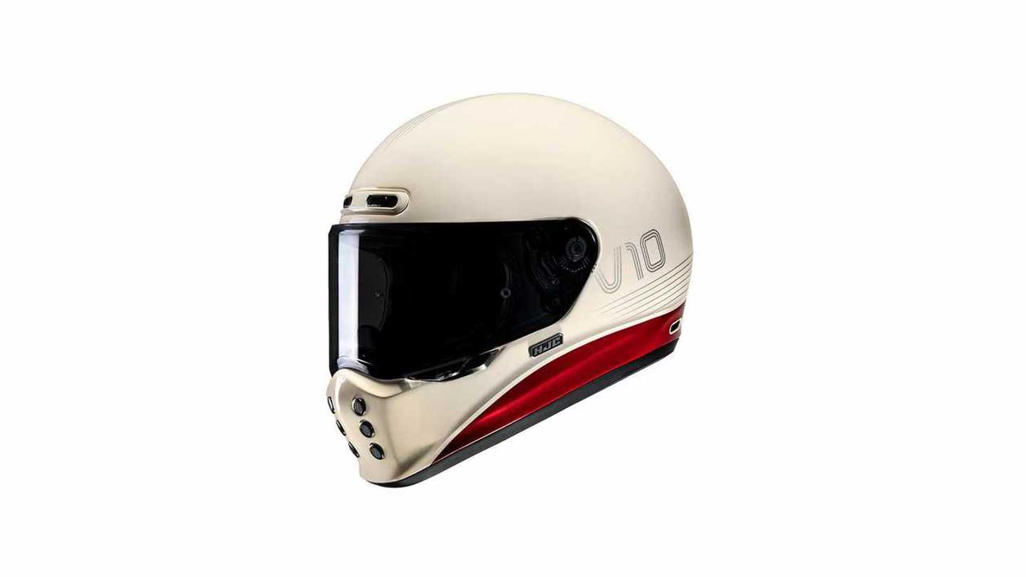 HJC Releases Its New V10 Retro Full Face Helmet In Europe