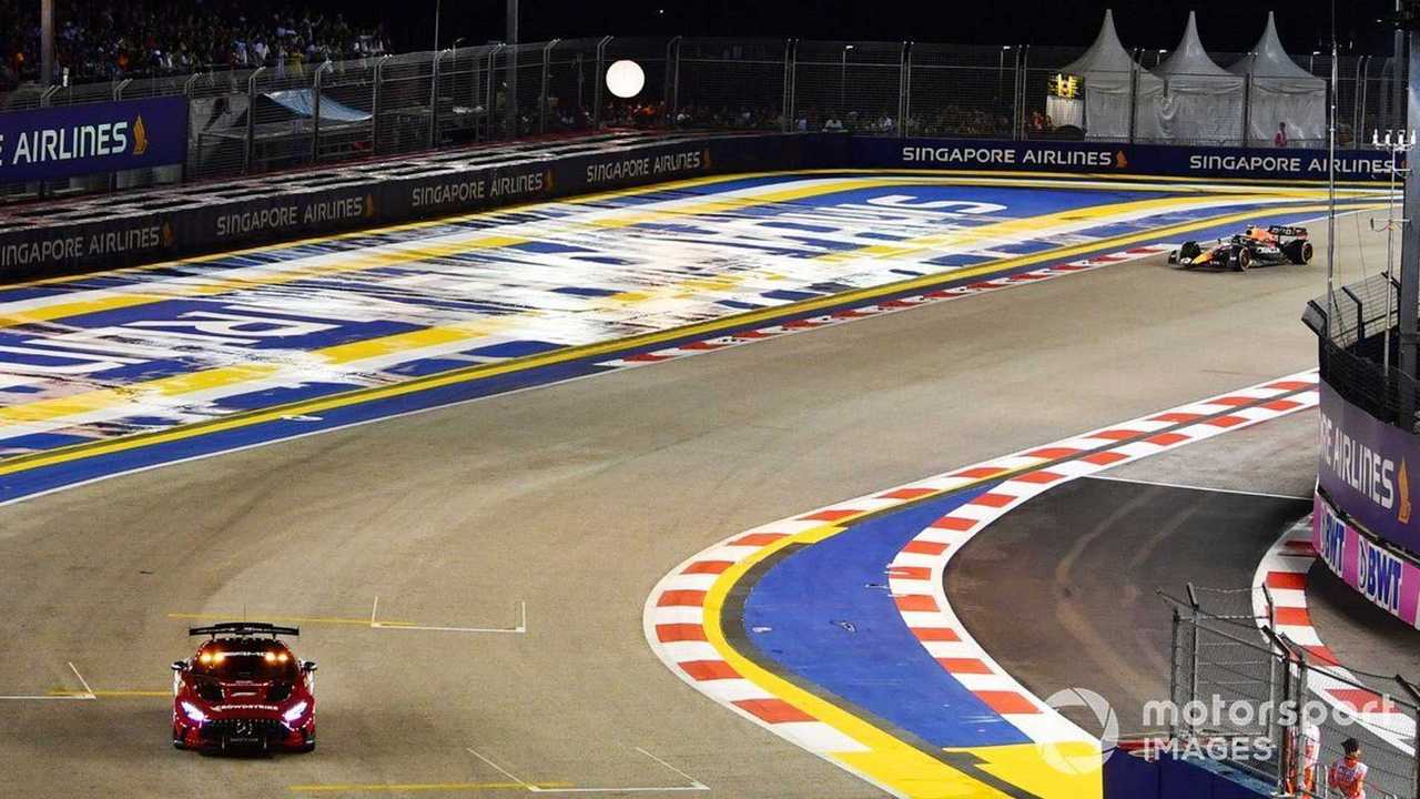 Sergio Perez at Singapore GP 2022