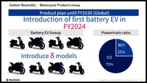 Suzuki-Produktplan: Elektro-Motorräder global
