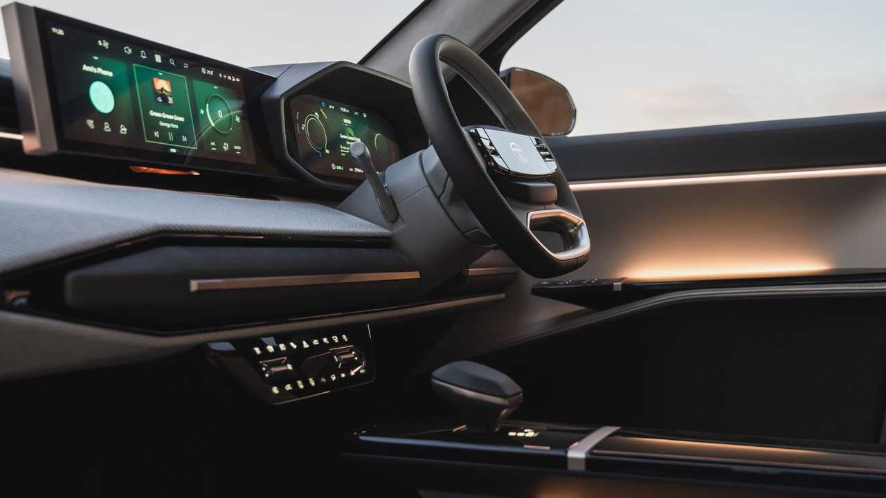 Cabina di guida interna Tata Sierra EV Concept