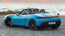 2025 Porsche Boxster EV unofficial rendering