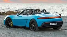 2025 Porsche Boxster EV unofficial rendering