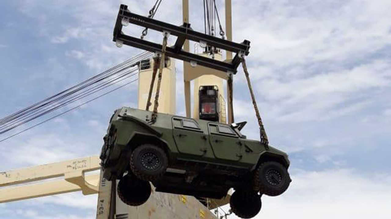 Llegaron los blindados chinos para la Cumbre del G20 en Buenos Aires