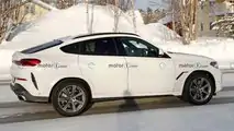 BMW X6 restyling, le foto spia