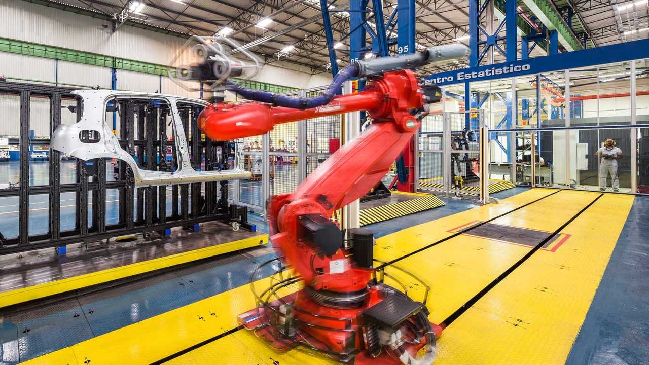 Fábrica da Fiat em Betim - Produção do Uno
