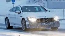 Mercedes-AMG GT73e, foto spia sulla neve
