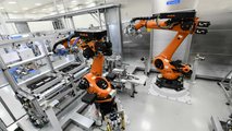 Production of high-voltage batteries at the Dräxlmaier plant for BMW Group plant Rayong, Thailand