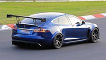 Tesla Model S Nurburgring Spy Photos