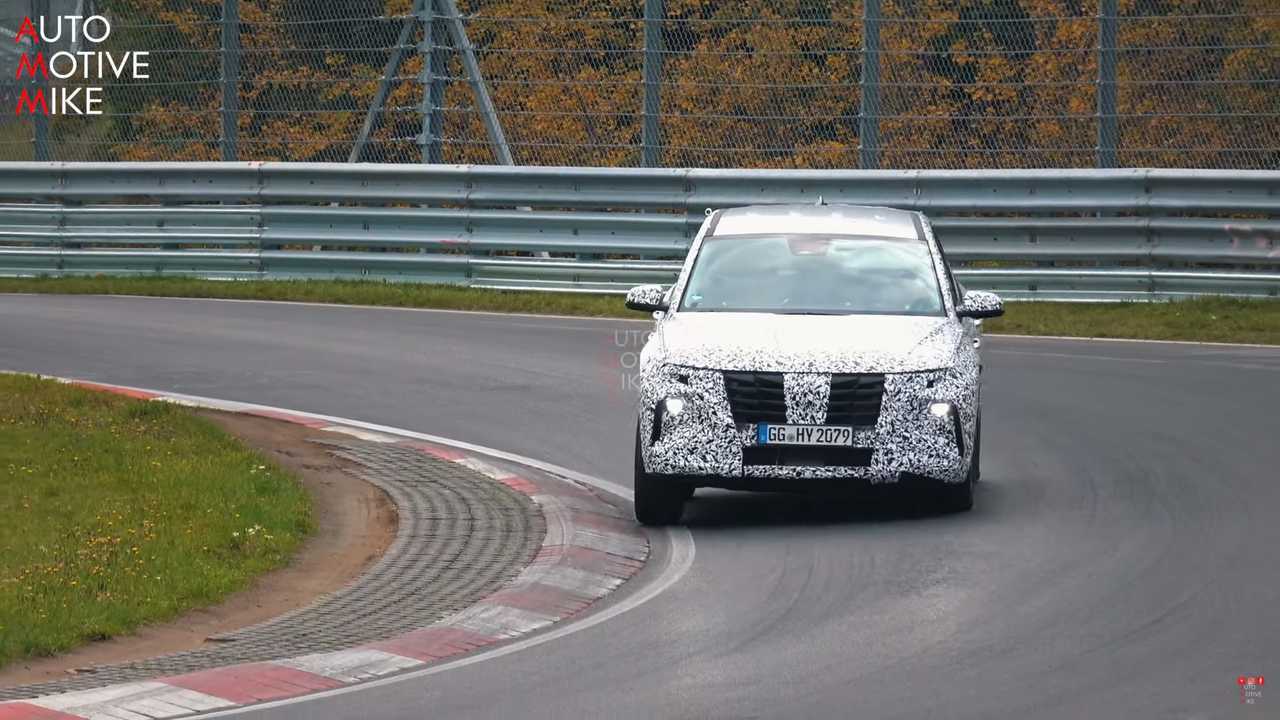 2021 Hyundai Tucson: скриншоты шпионского видео
