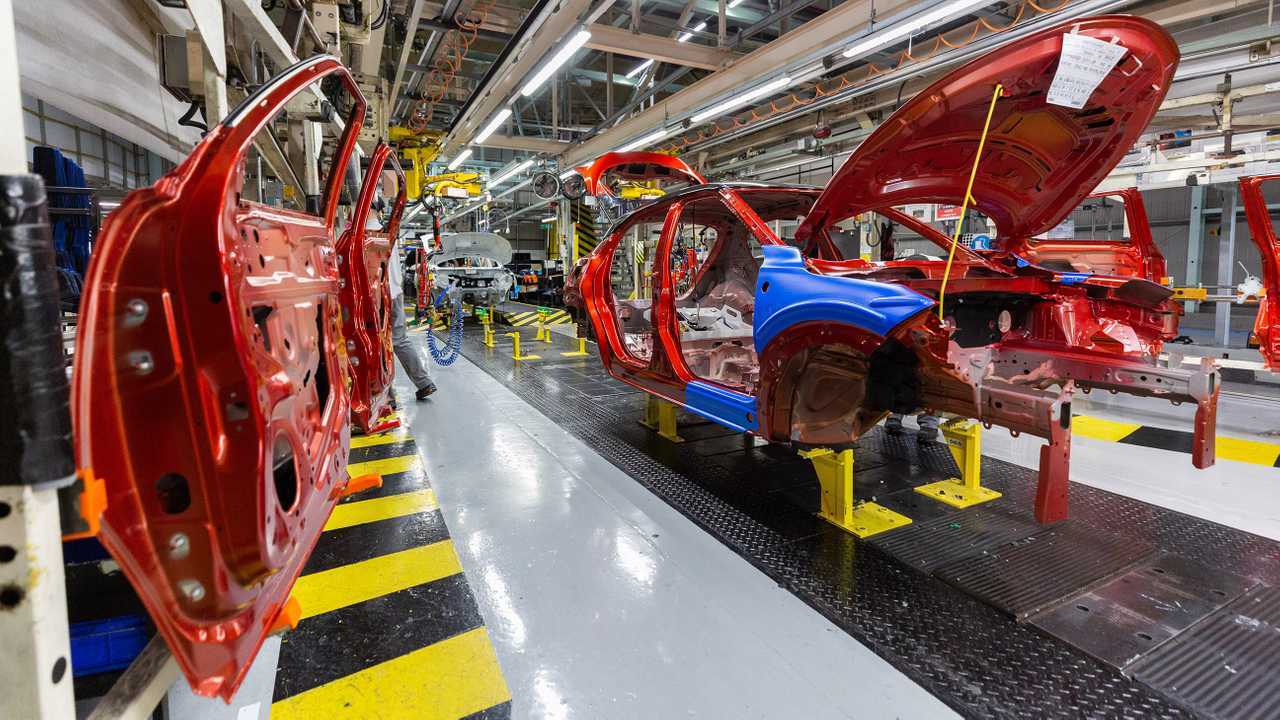 Nissan Juke production at Sunderland UK plant