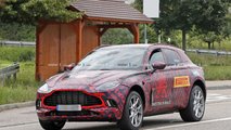Nouvelles photos espion de l'Aston Martin DBX