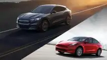 Ford Mustang Mach-E And Tesla Model Y Lead