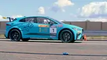 Jaguar Vs Scalextric Drag Race