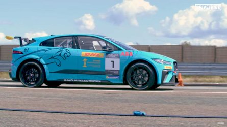 Jaguar I-Pace Racing Its Scalextric Twin Is A Kid's Dream Come True