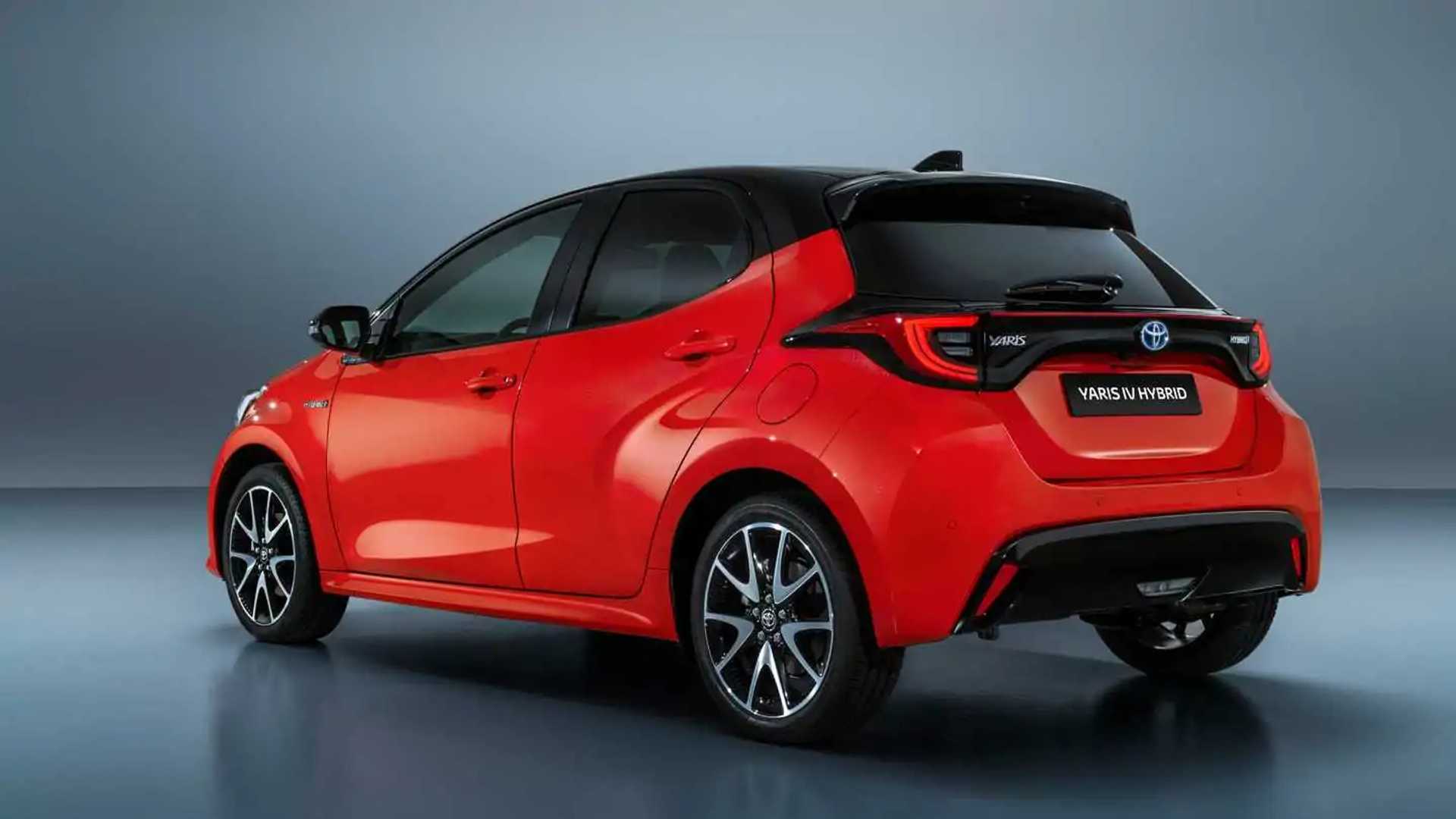 toyota yaris 2022 hatchback red