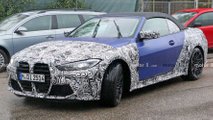2022 BMW M4 Convertible spy photo