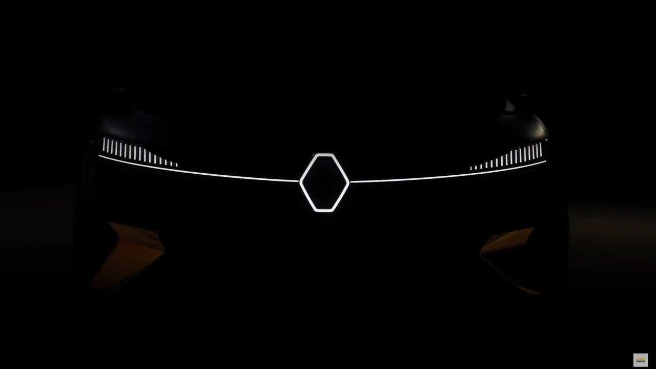 Renault new all-electric crossover concept teaser