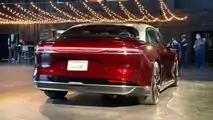 Lucid Air in Zenith Red