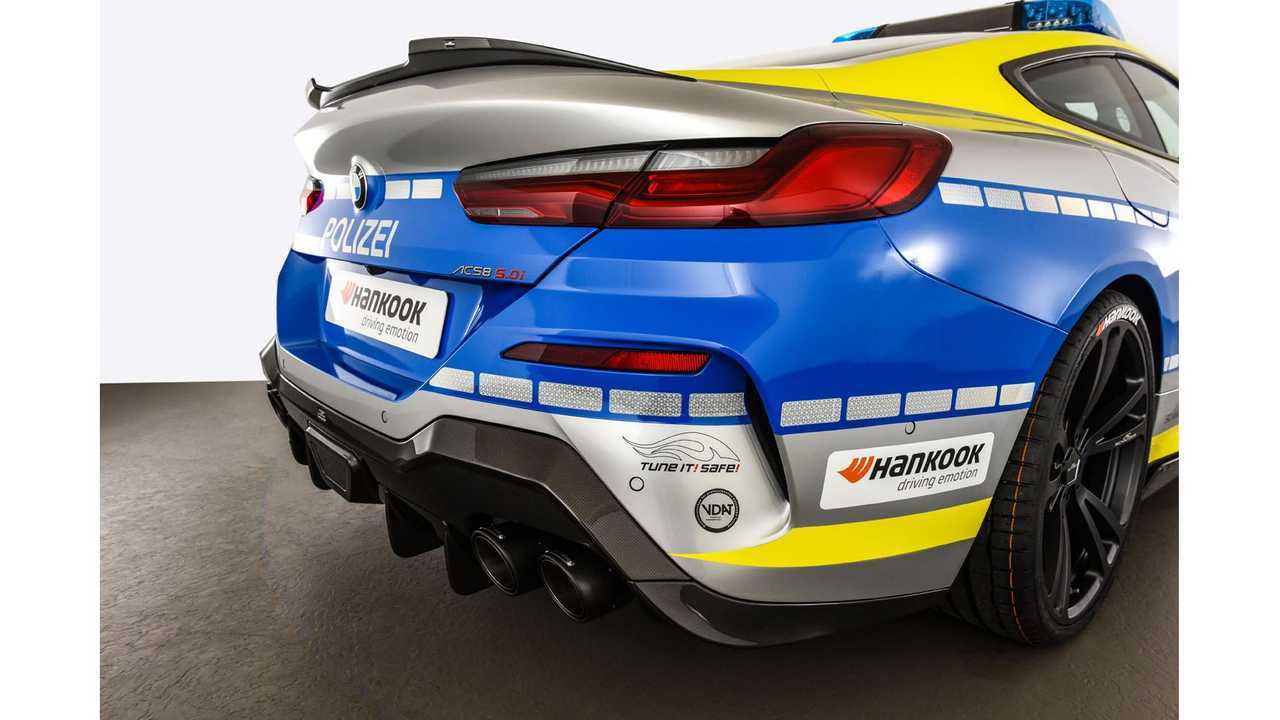 BMW M850i de AC Schnitzer, coche de policía