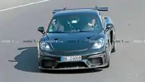 2022 Porsche 718 Cayman GT4 RS Spionagefoto