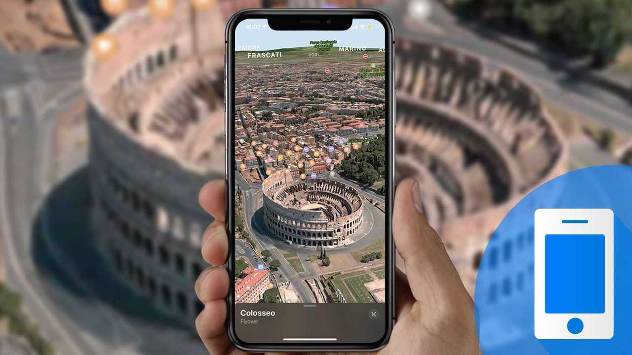 Copertina Apple Mappe Flyover TECH