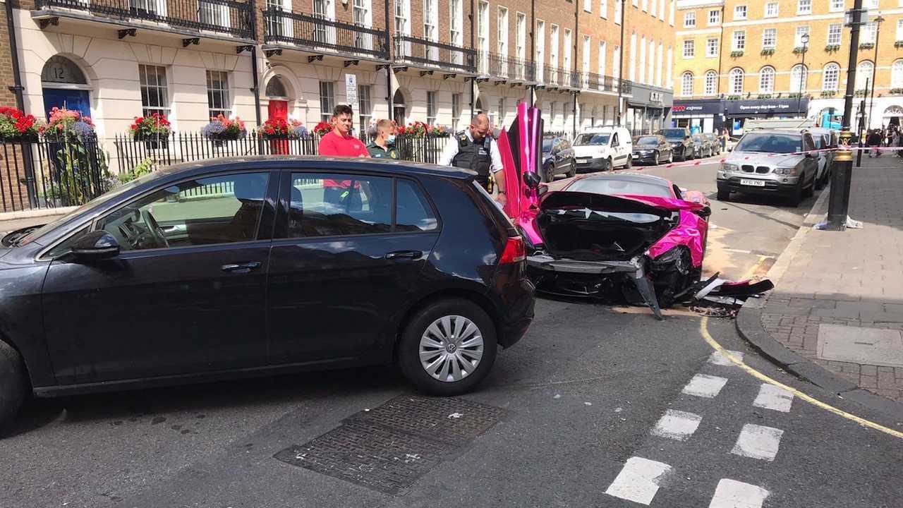 McLaren 570s accidentado