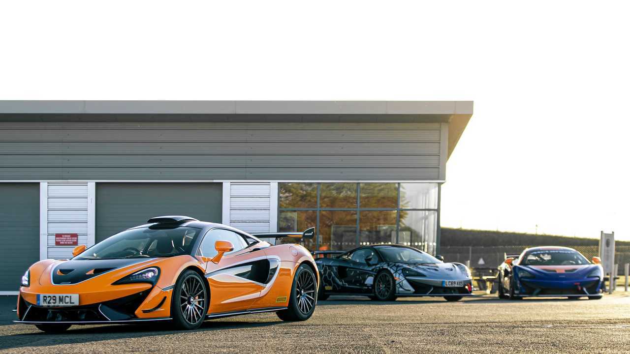 2020 McLaren 620R three cars