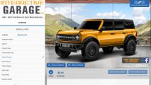 2021 Ford Bronco Interactive Garage Configurator