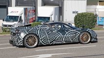 Foto spia di Pagani Huayra BC Roadster
