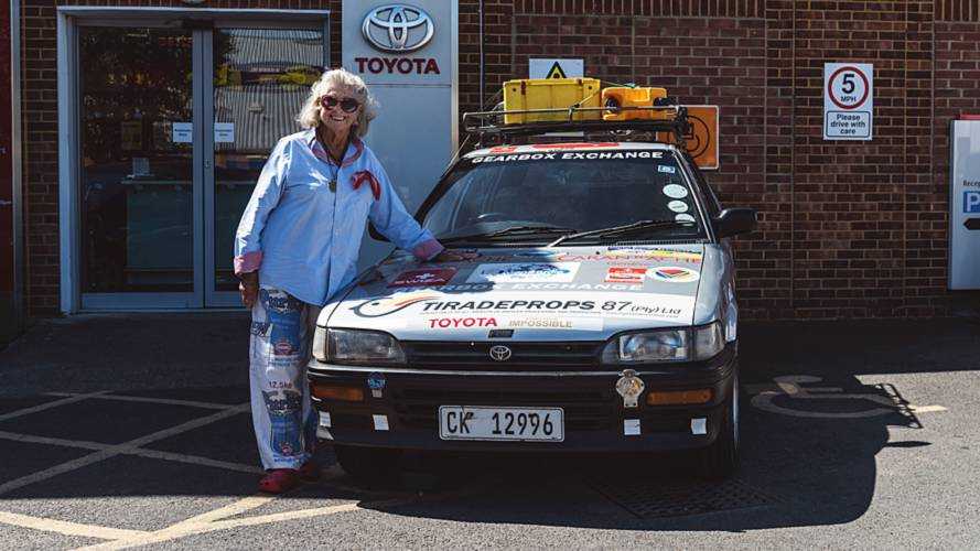 Pensioner drives 20-year-old Toyota from Cape Town to London