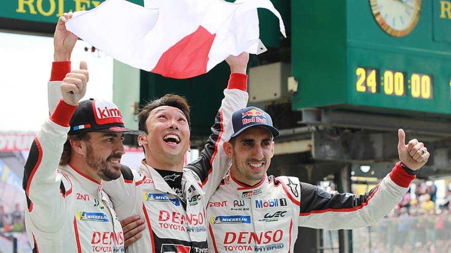 Winners #8 Toyota Gazoo Racing Toyota TS050: Sébastien Buemi, Kazuki Nakajima, Fernando Alonso
