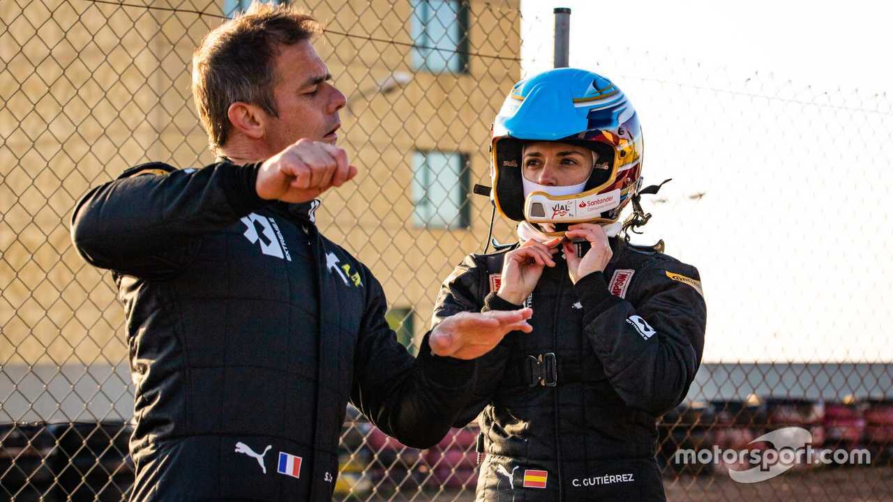 Sebastien Loeb and Cristina Gutier at Extreme E Aragon testing 2020