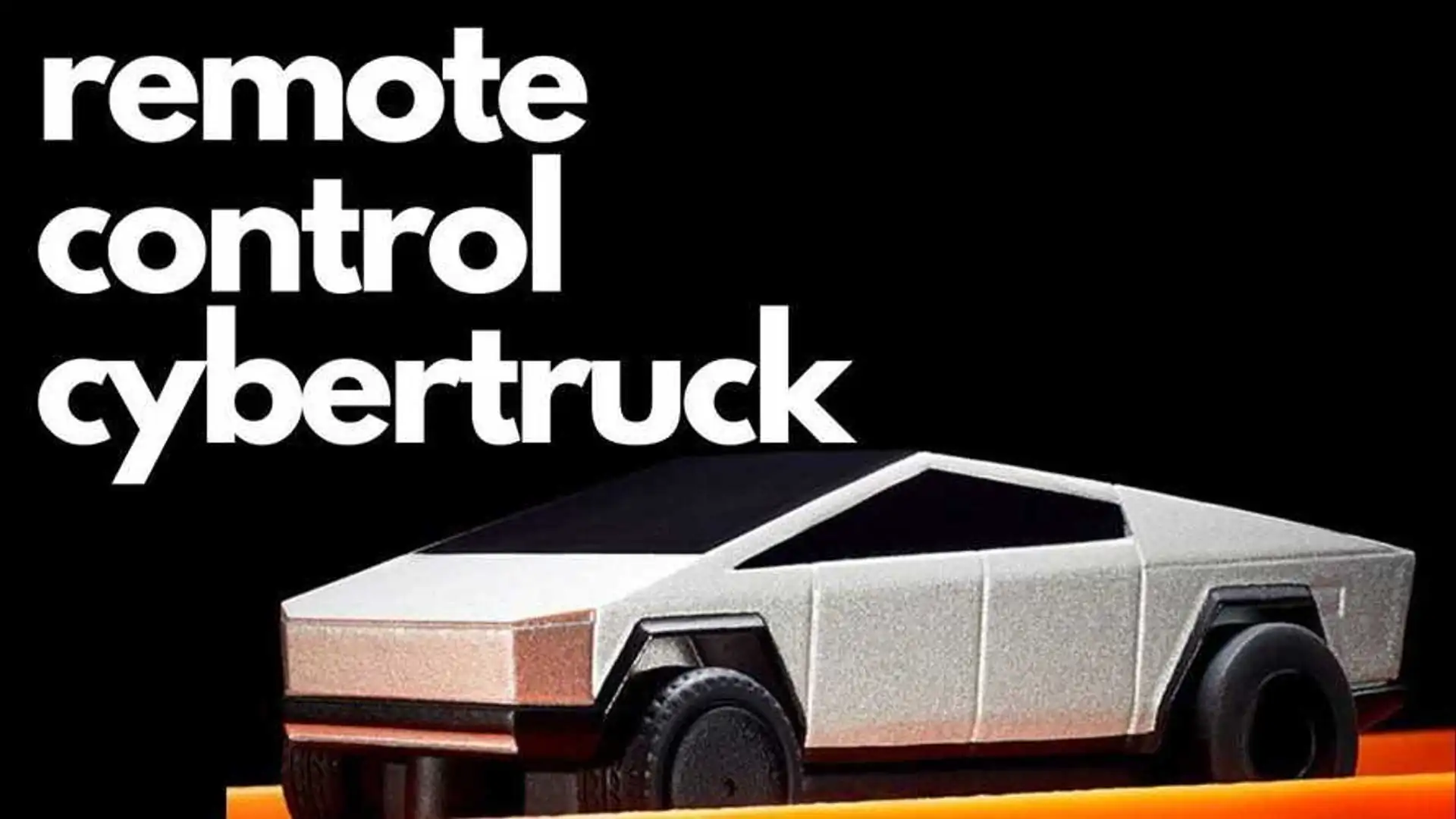 Sold Out Hot Wheels RC Tesla Cybertruck 