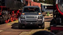Land Rover Defender con componentes oxidados