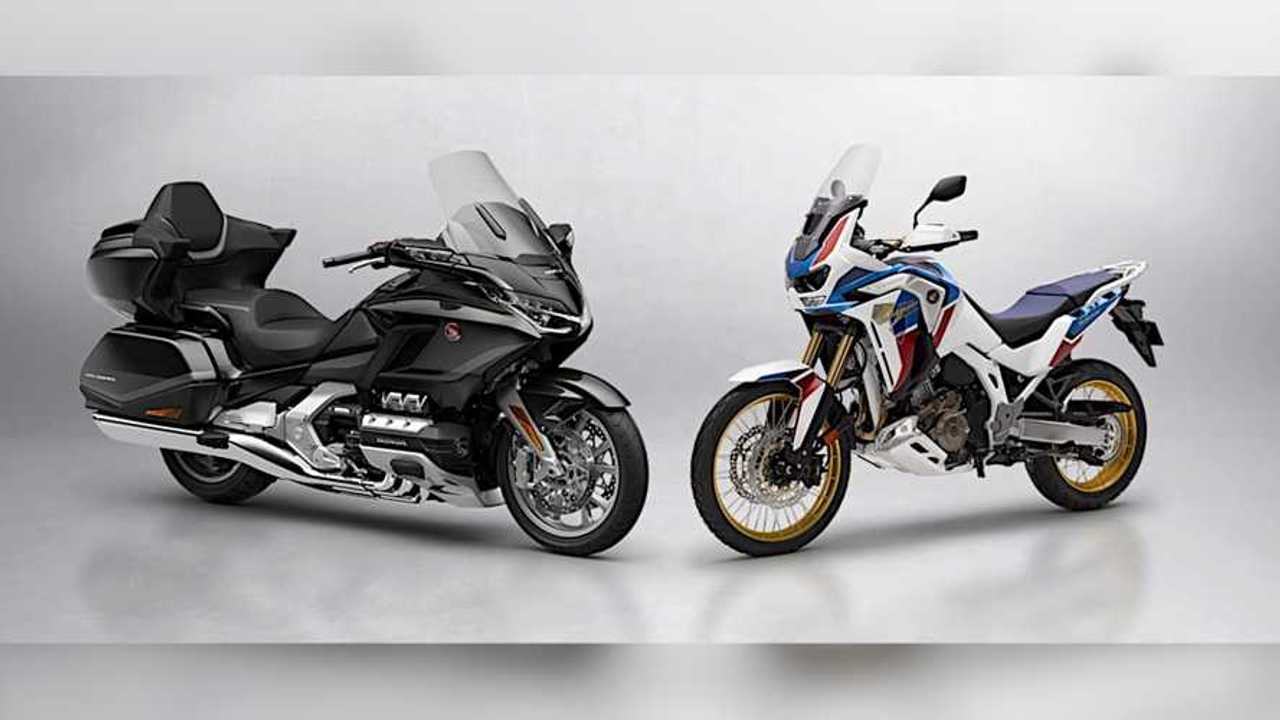 2021 Honda Gold Wing and Africa Twin