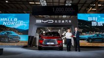 BYD's One-Millionth Plug-In Passenger Car - BYD Tang EV for Norway