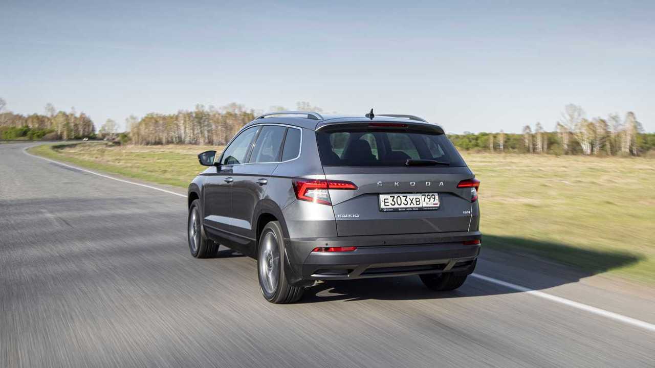 Skoda Karoq 4x4 в движении