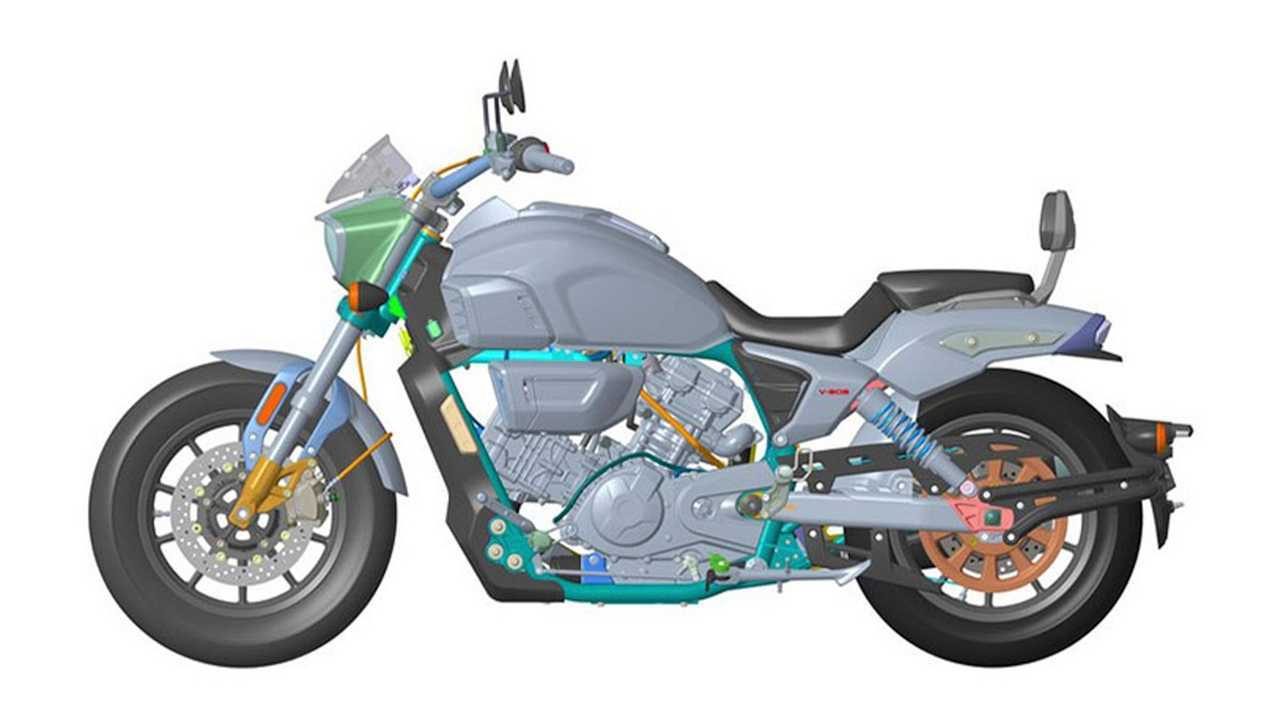 Longjia V-Bob 650 Design - Side, Left