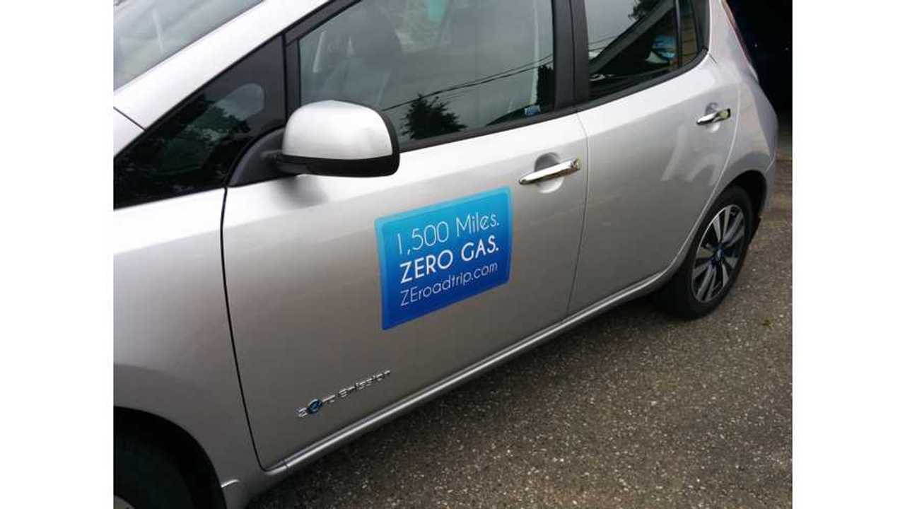 1 500 Mile Nissan Leaf Zero Emission Road Trip Kicks Off Tomorrow 1 500 Mile Nissan Leaf Zero Emission Road Trip Kicks Off Tomorrow