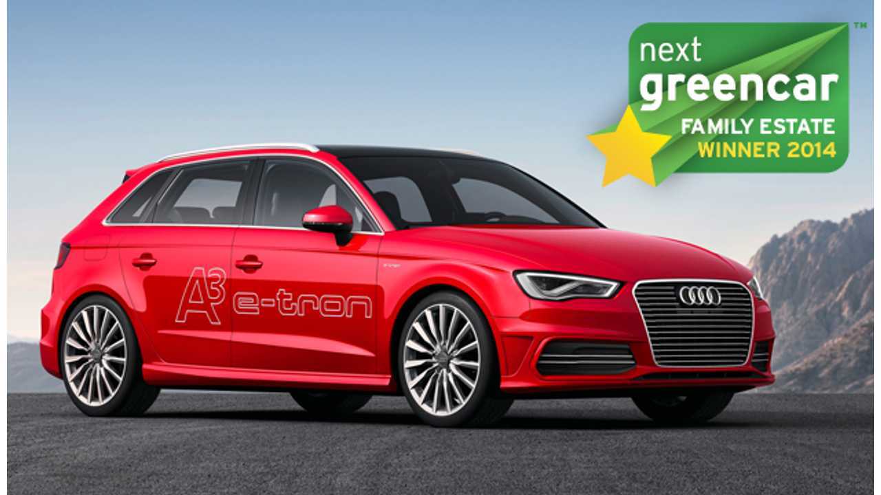 Next Green Car Family Estate winner - Audi A3 Sportback e-tron