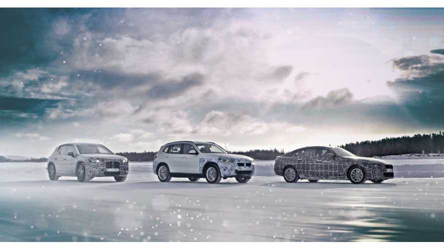 Watch BMW iNEXT, iX3 & i4 Undergo Trial Tests: Video