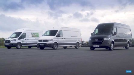 Ford Transit, VW Crafter ve Mercedes Sprinter drag pistinde!