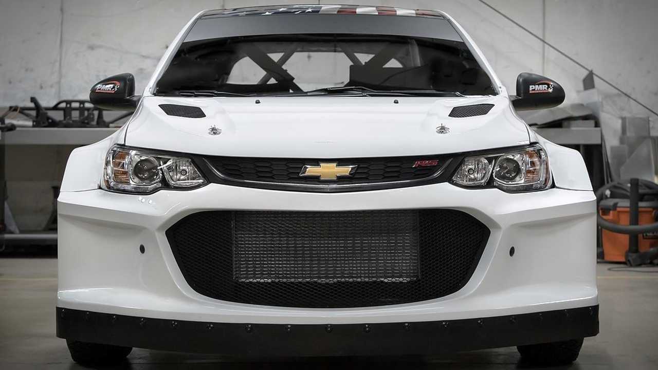 LS3-powered Chevrolet Sonic rally car