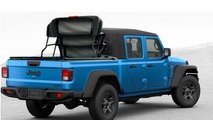 2020 Jeep Gladiator rendered with bed topper