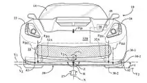 General Motors Front Active Aero Patent