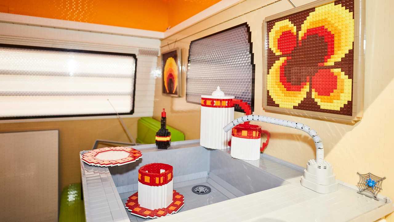 Volkswagen T2 camper de Lego