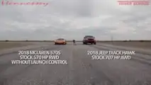 Jeep Vs McLaren Drag Race